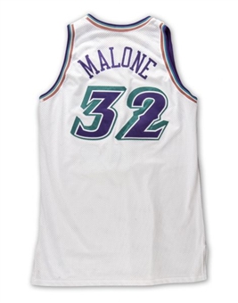 1997-98 Karl Malone Utah Jazz Game Worn Jersey